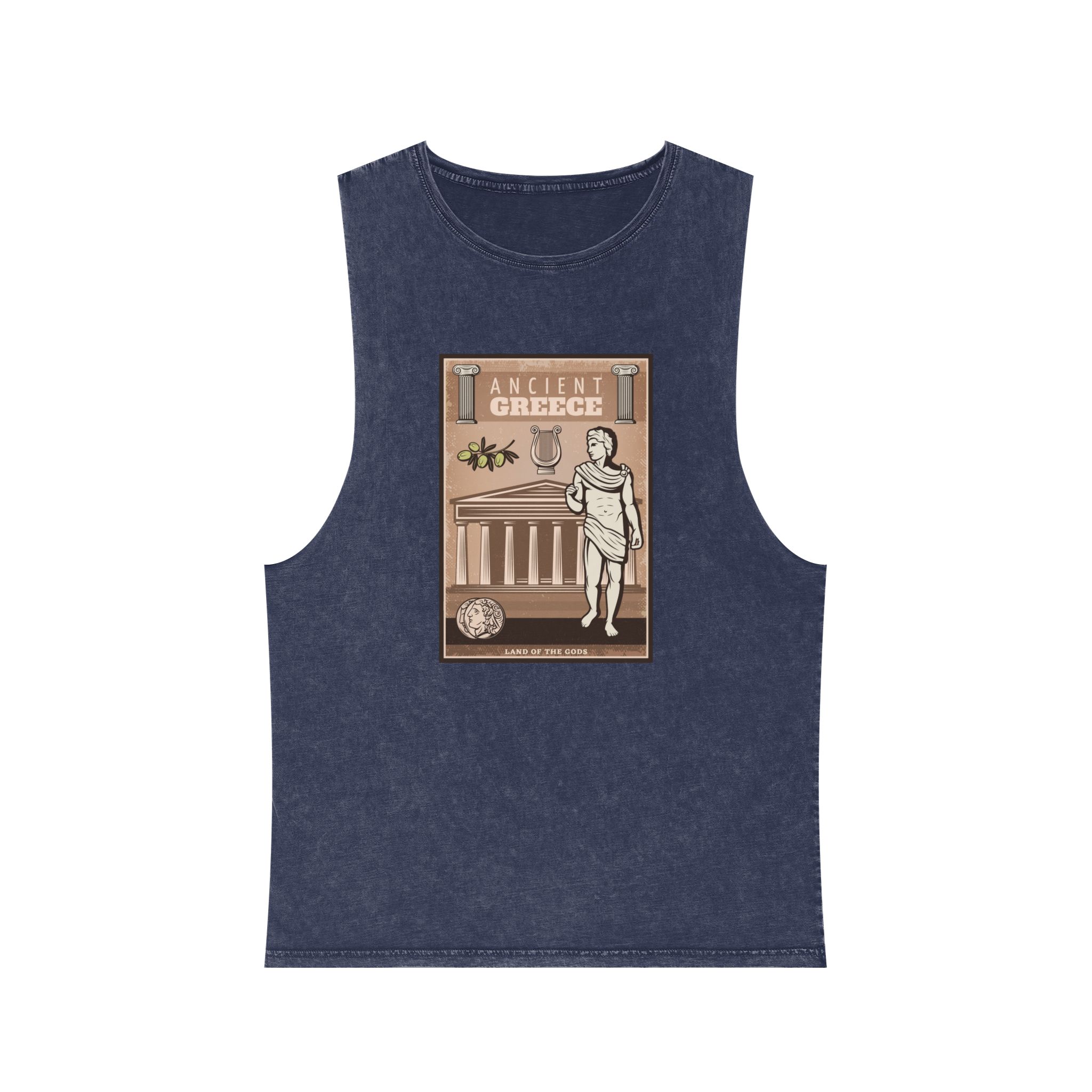Historical Design 47B33B Unisex Stonewash Tank Top - Image 13