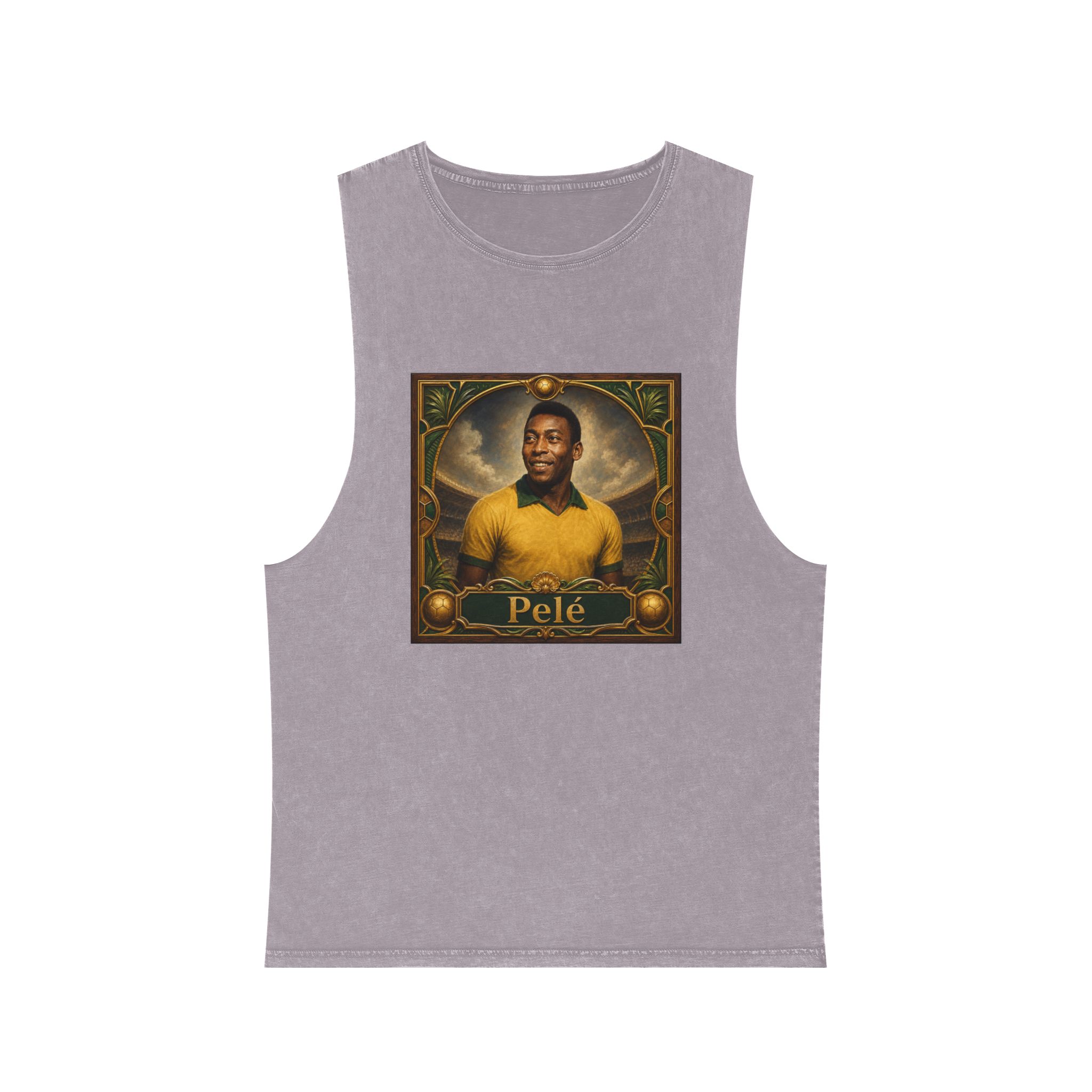 Pele Unisex Stonewash Tank Top - Image 17