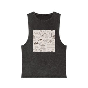 Background Greece 01 Unisex Stonewash Tank Top