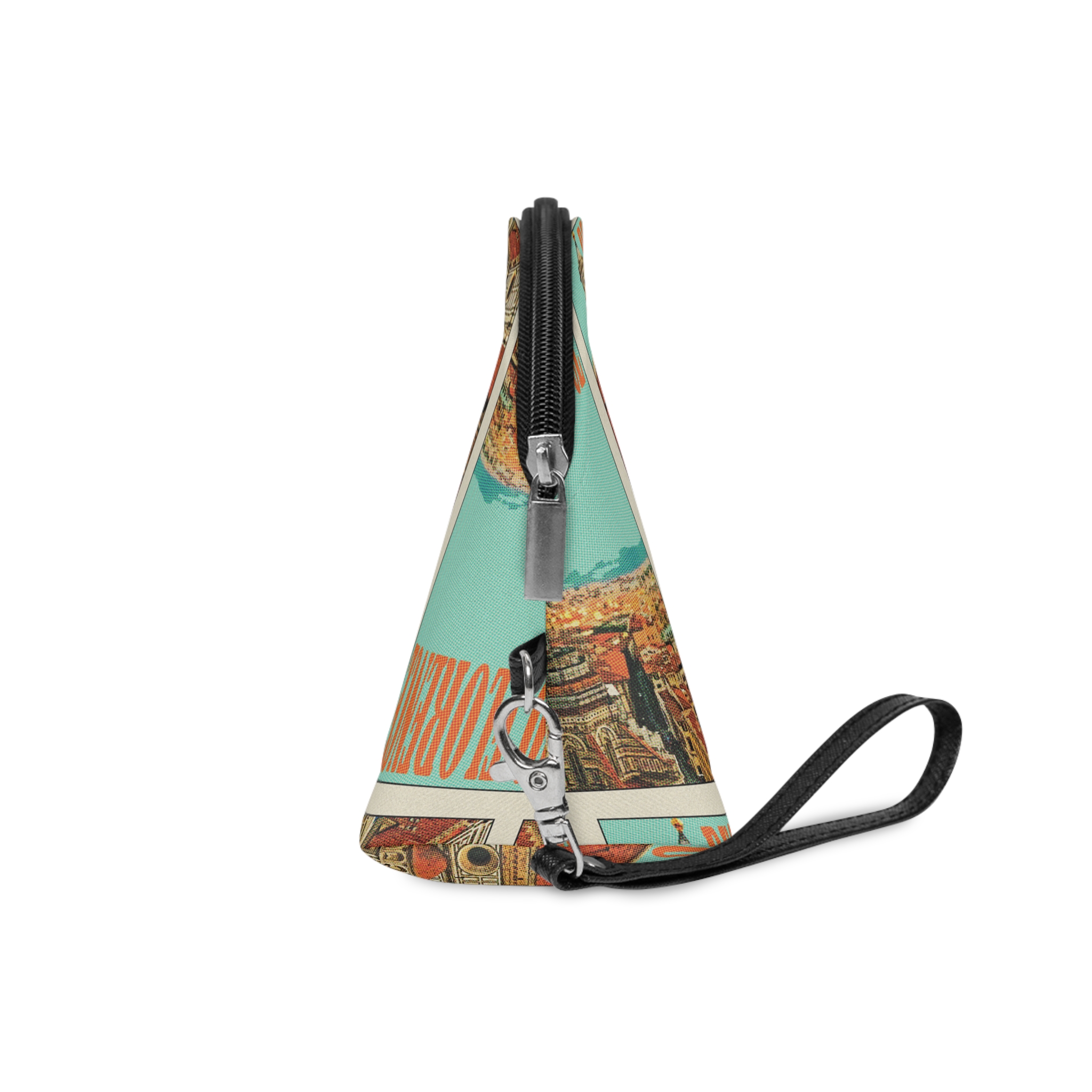 Duomo Florence Retro Travel Poster Makeup Bag - Image 3