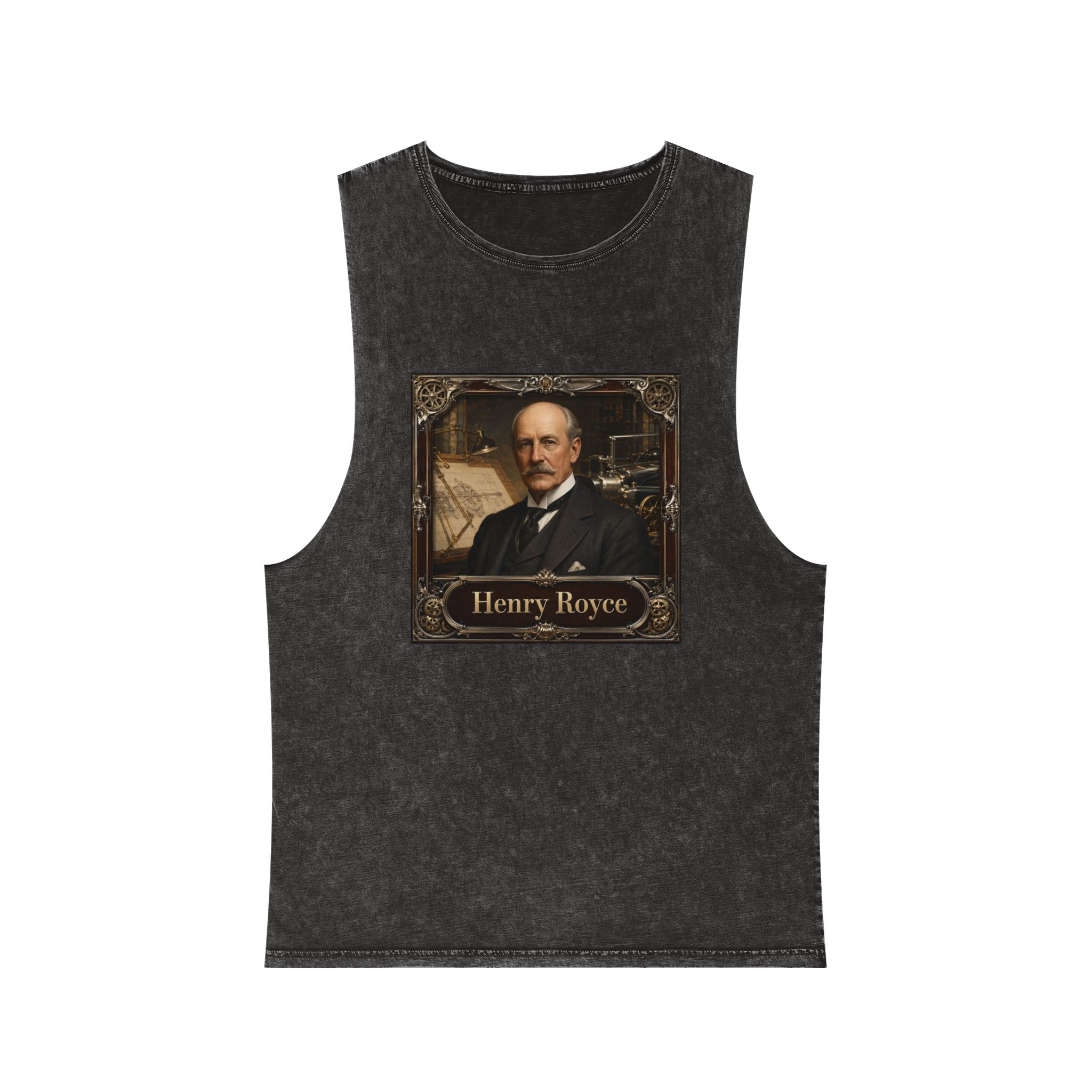 Henry Royce Unisex Stonewash Tank Top