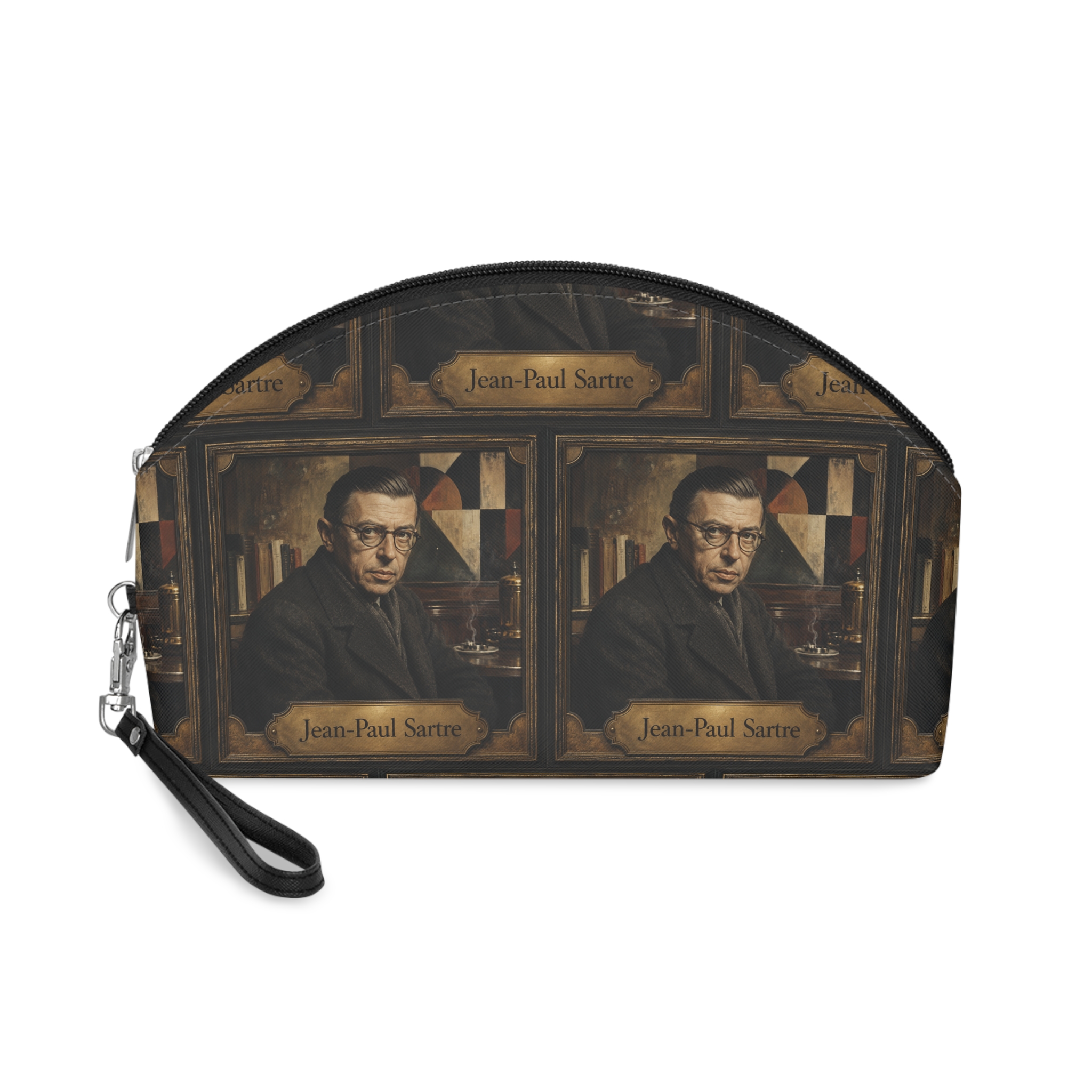 Jean Paul Sartre Makeup Bag
