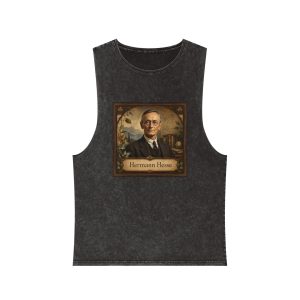 Hermann Hesse Unisex Stonewash Tank Top