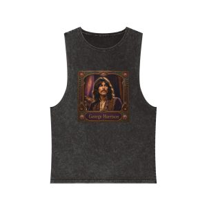 George Harrison Unisex Stonewash Tank Top