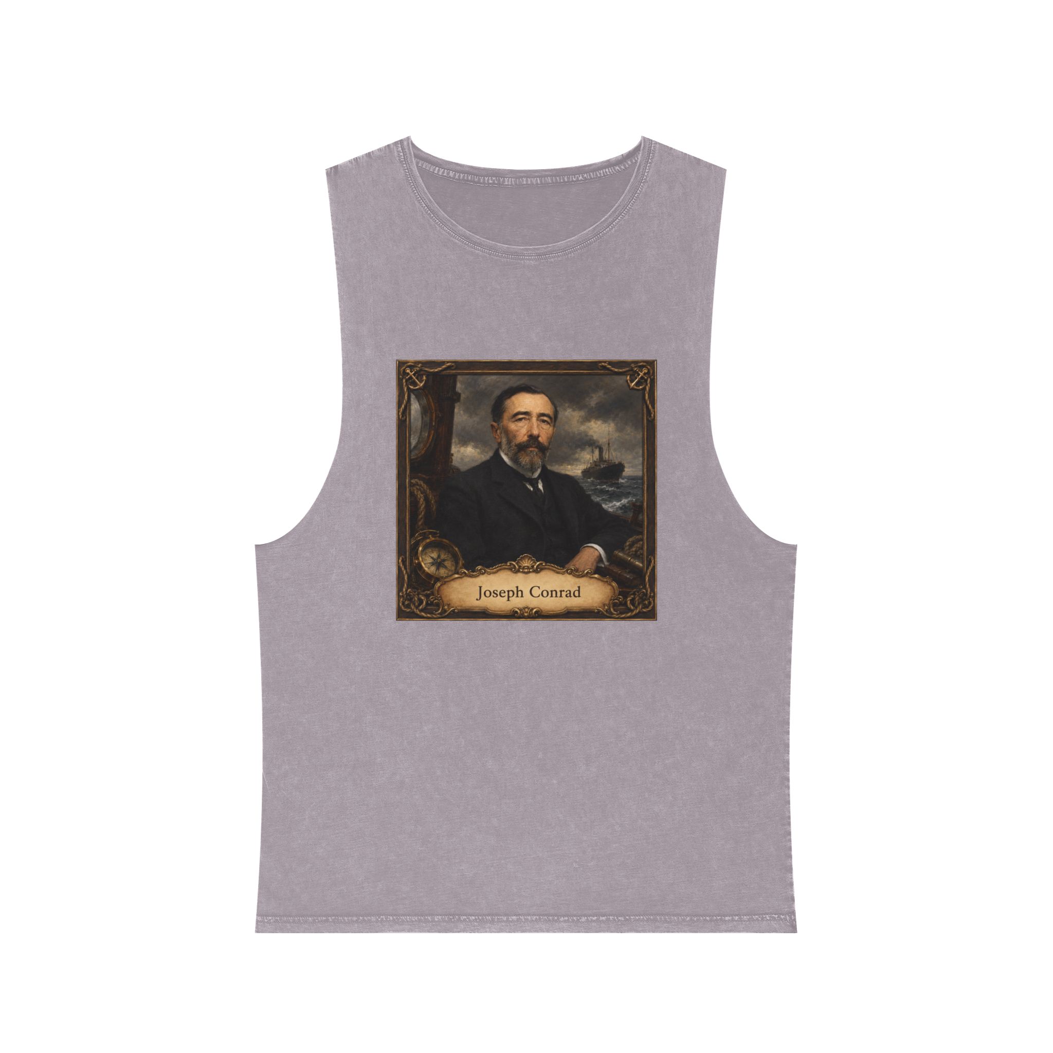 Joseph Conrad Unisex Stonewash Tank Top - Image 17