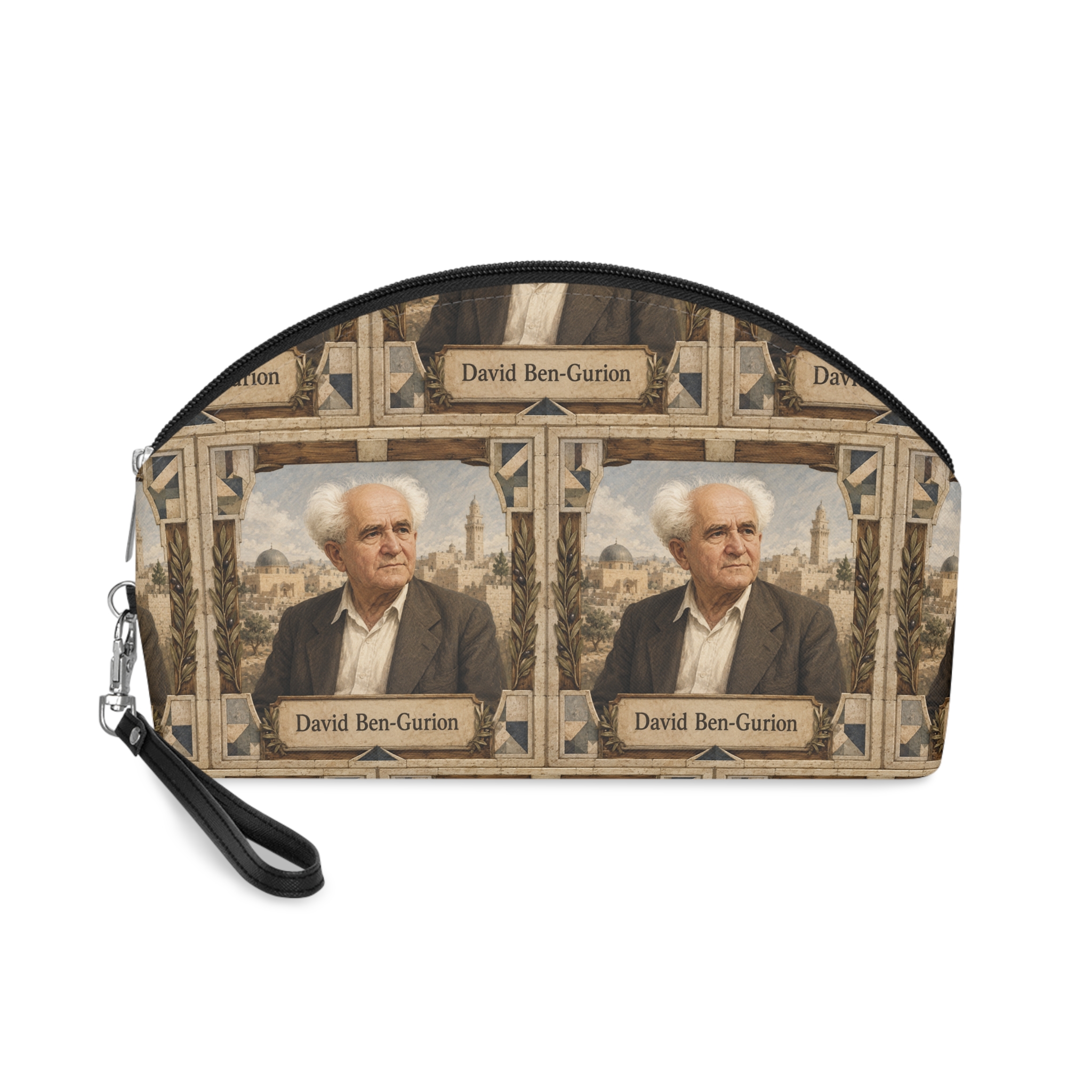 History Shopping 547 David Ben Gurion Makeup Bag