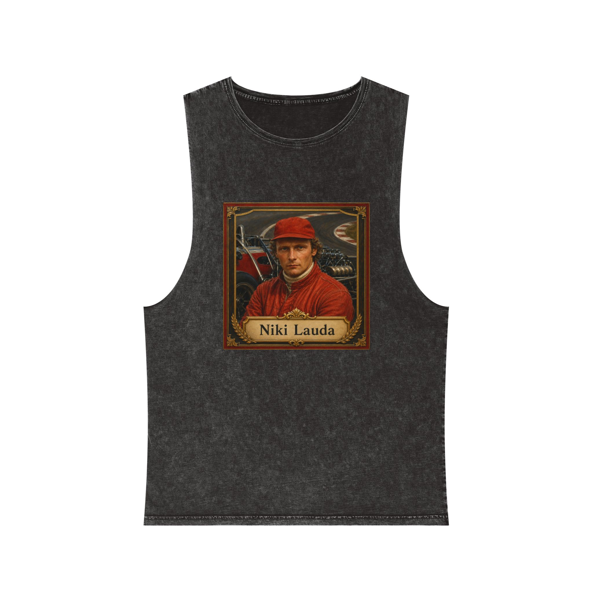 Niki Lauda Unisex Stonewash Tank Top