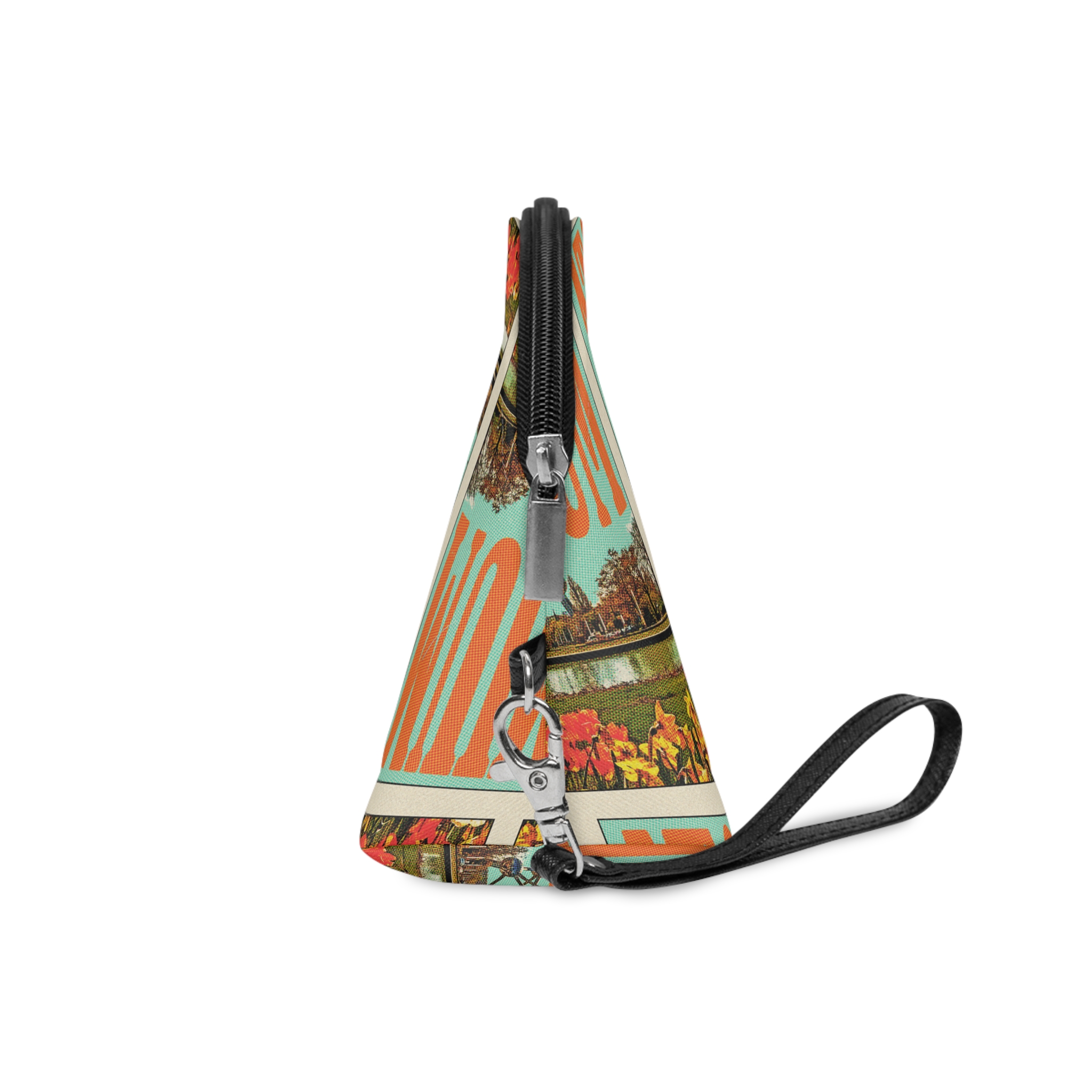 Atomium Retro Travel Poster Makeup Bag - Image 3