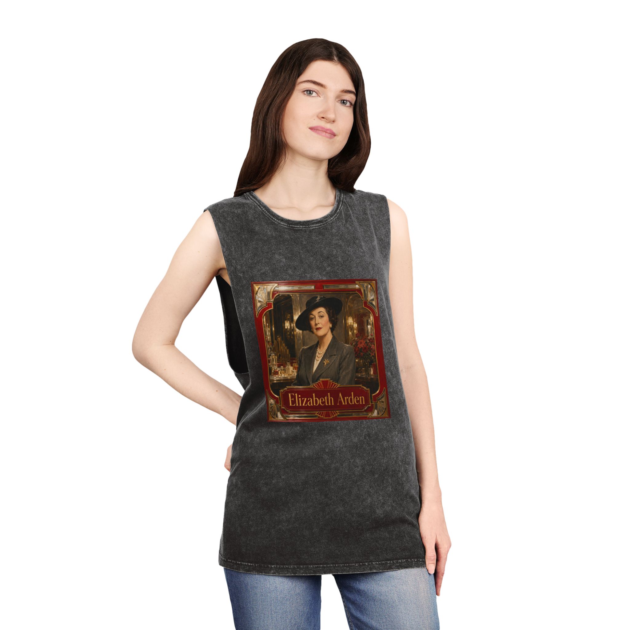 Elizabeth Arden Unisex Stonewash Tank Top - Image 4