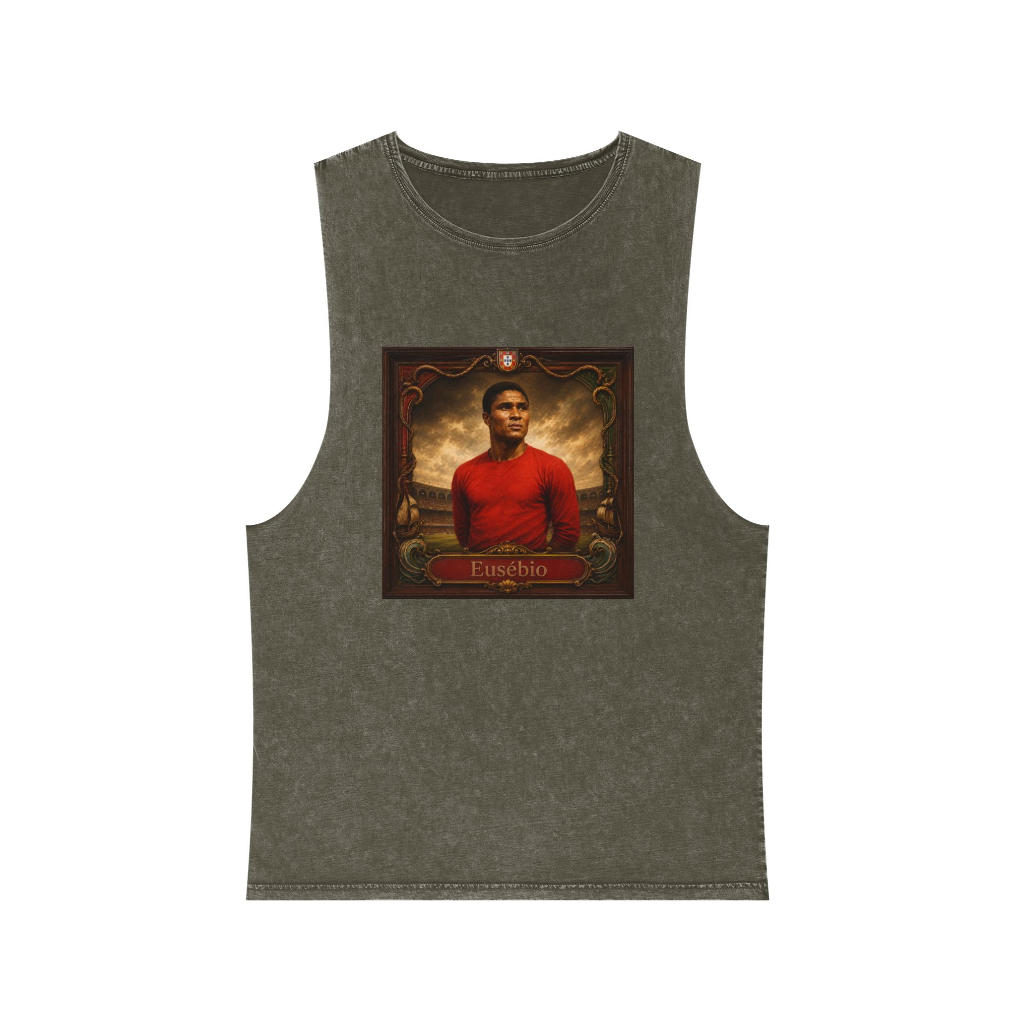 Eusebio Unisex Stonewash Tank Top - Image 5
