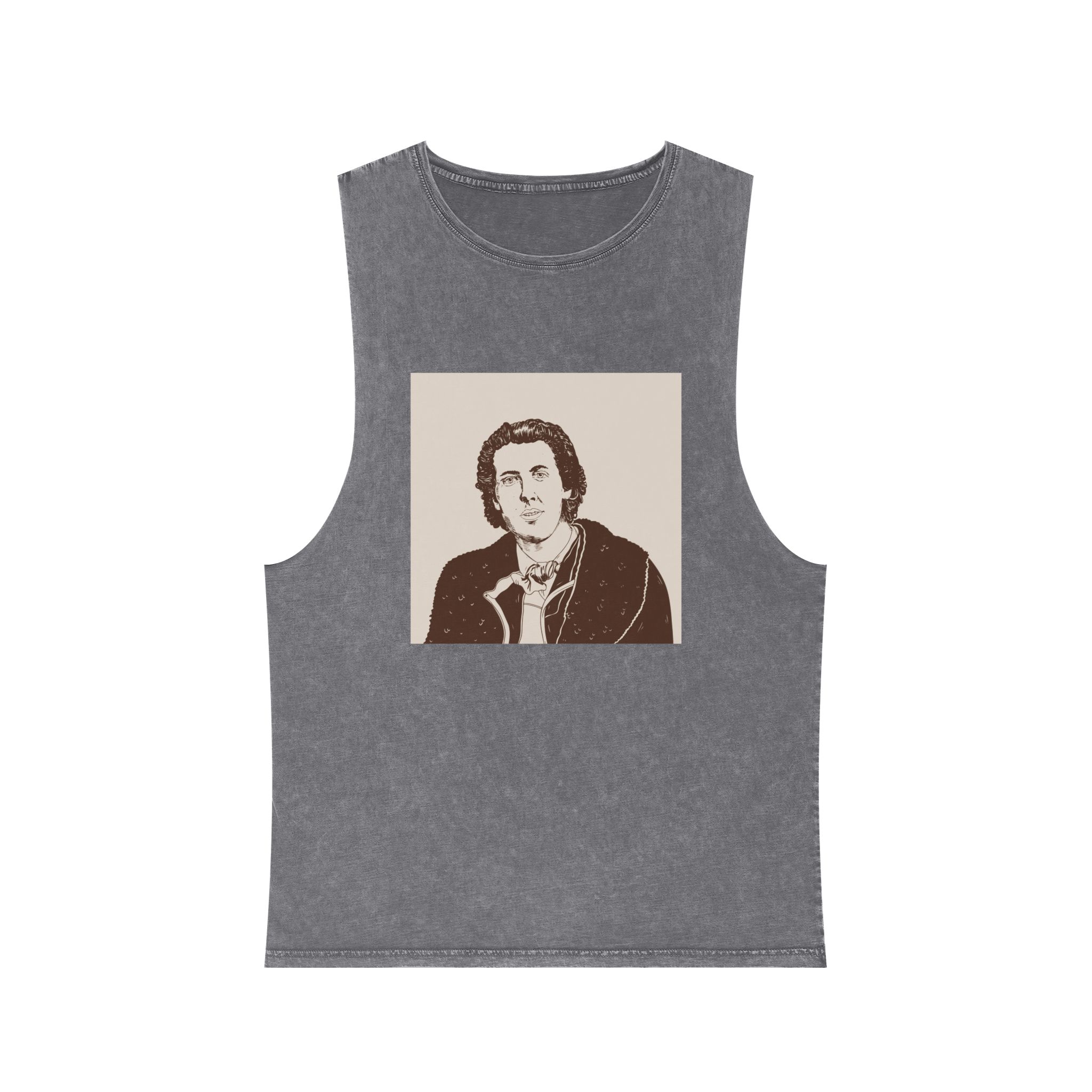 Historical Design 3EDFE4 Unisex Stonewash Tank Top - Image 9