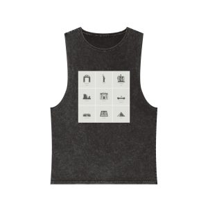 Historical Design E4DC99 Unisex Stonewash Tank Top