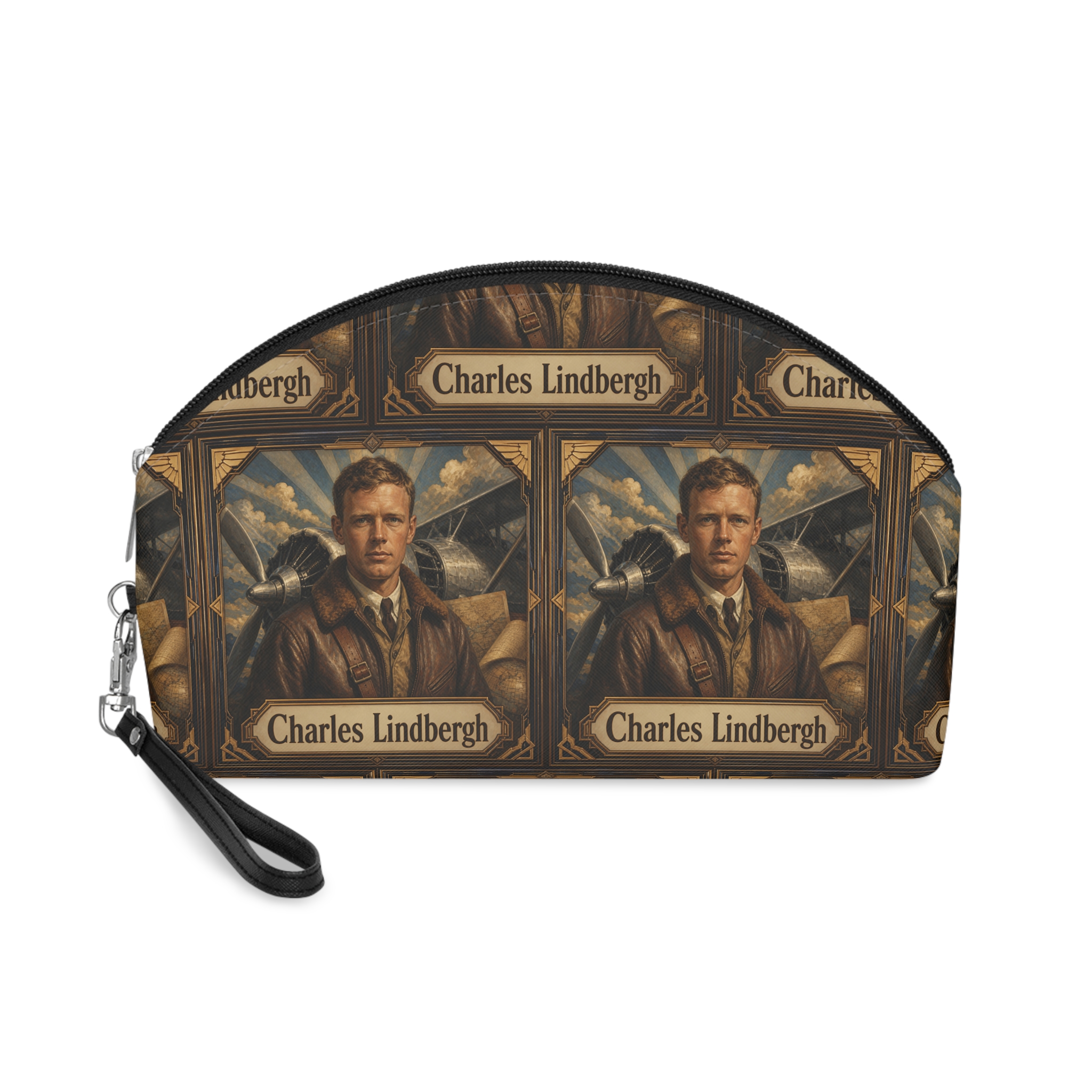 Charles Lindbergh Makeup Bag