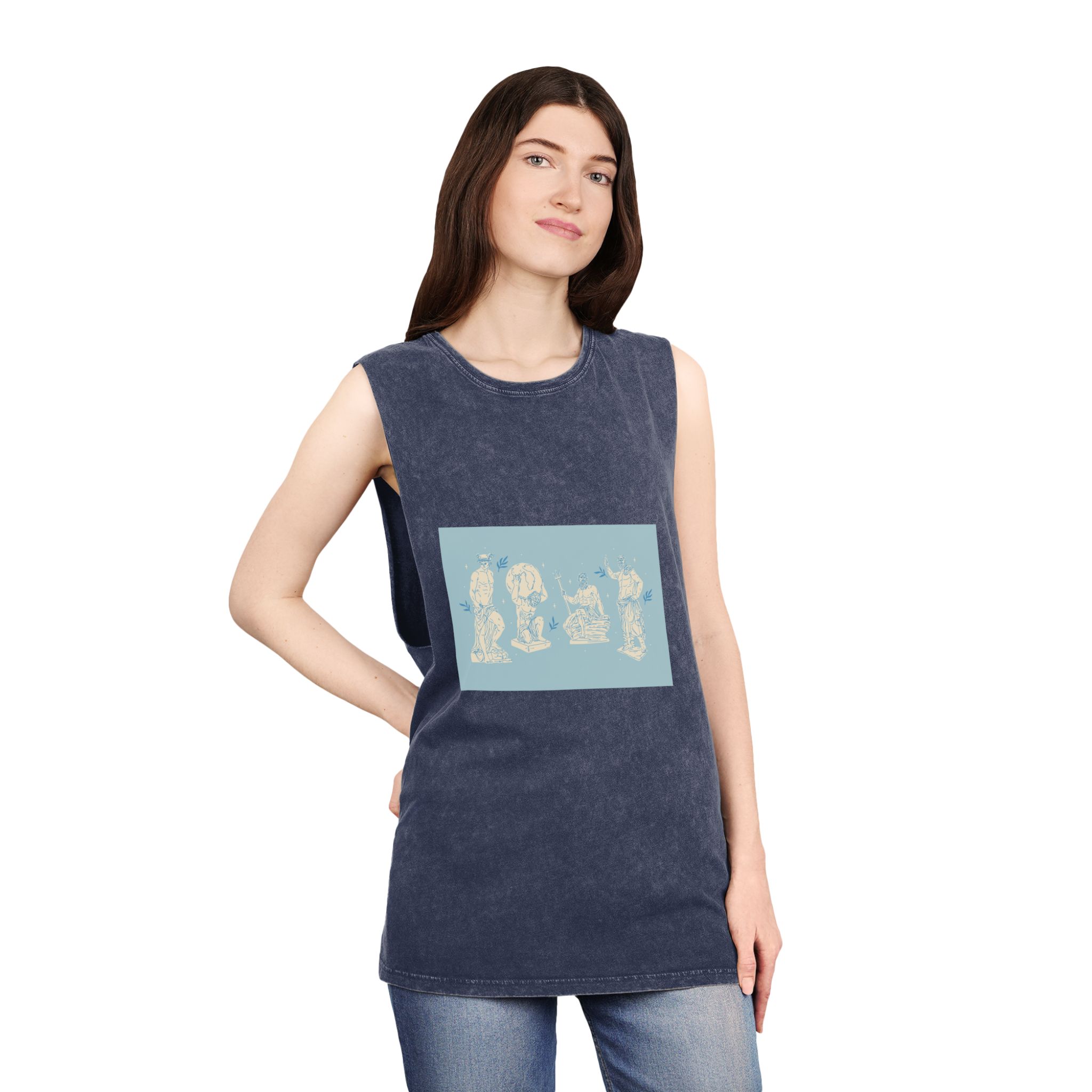Historical Design E0223A Unisex Stonewash Tank Top - Image 16