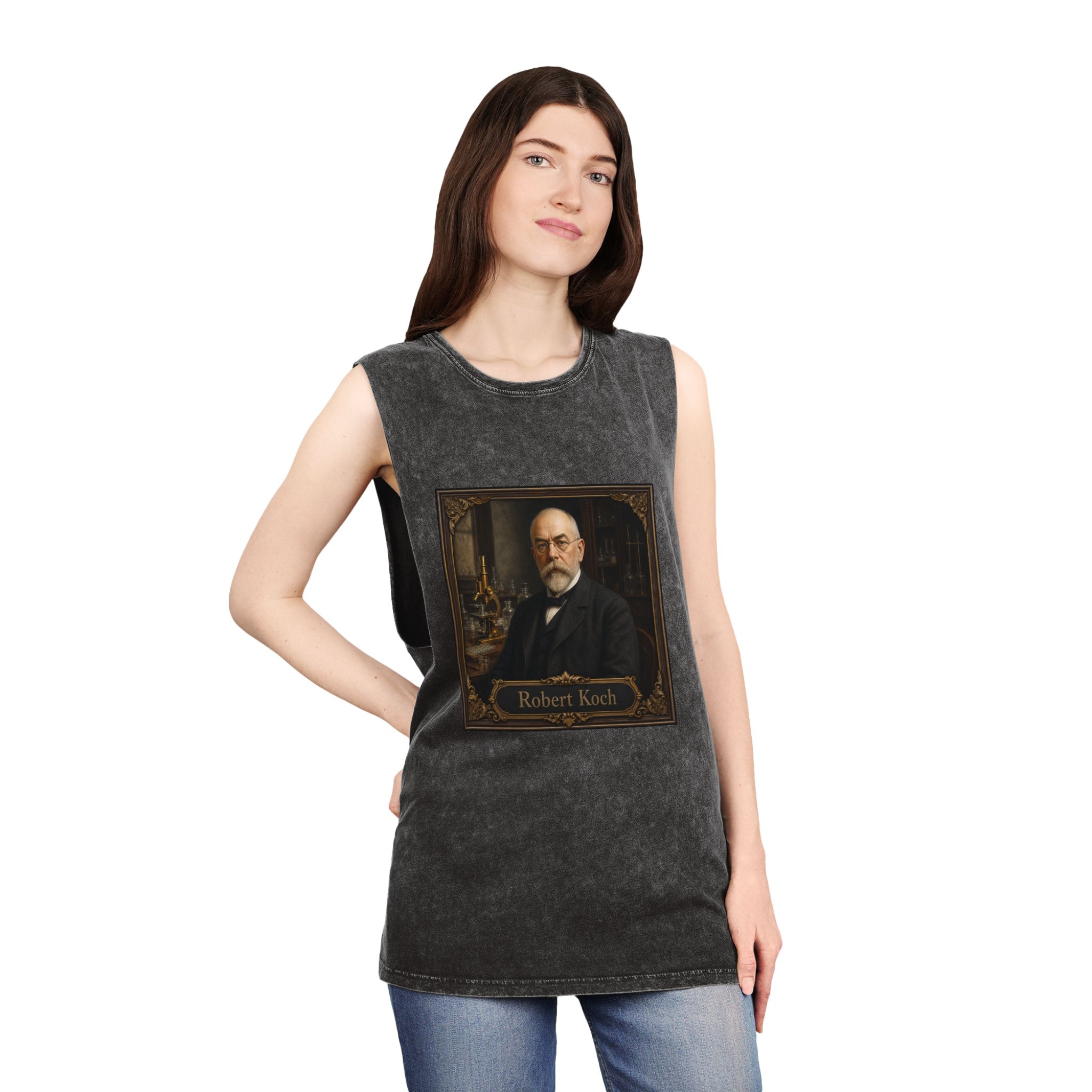 Robert Koch Unisex Stonewash Tank Top - Image 4