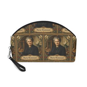 Maria Montessori Makeup Bag