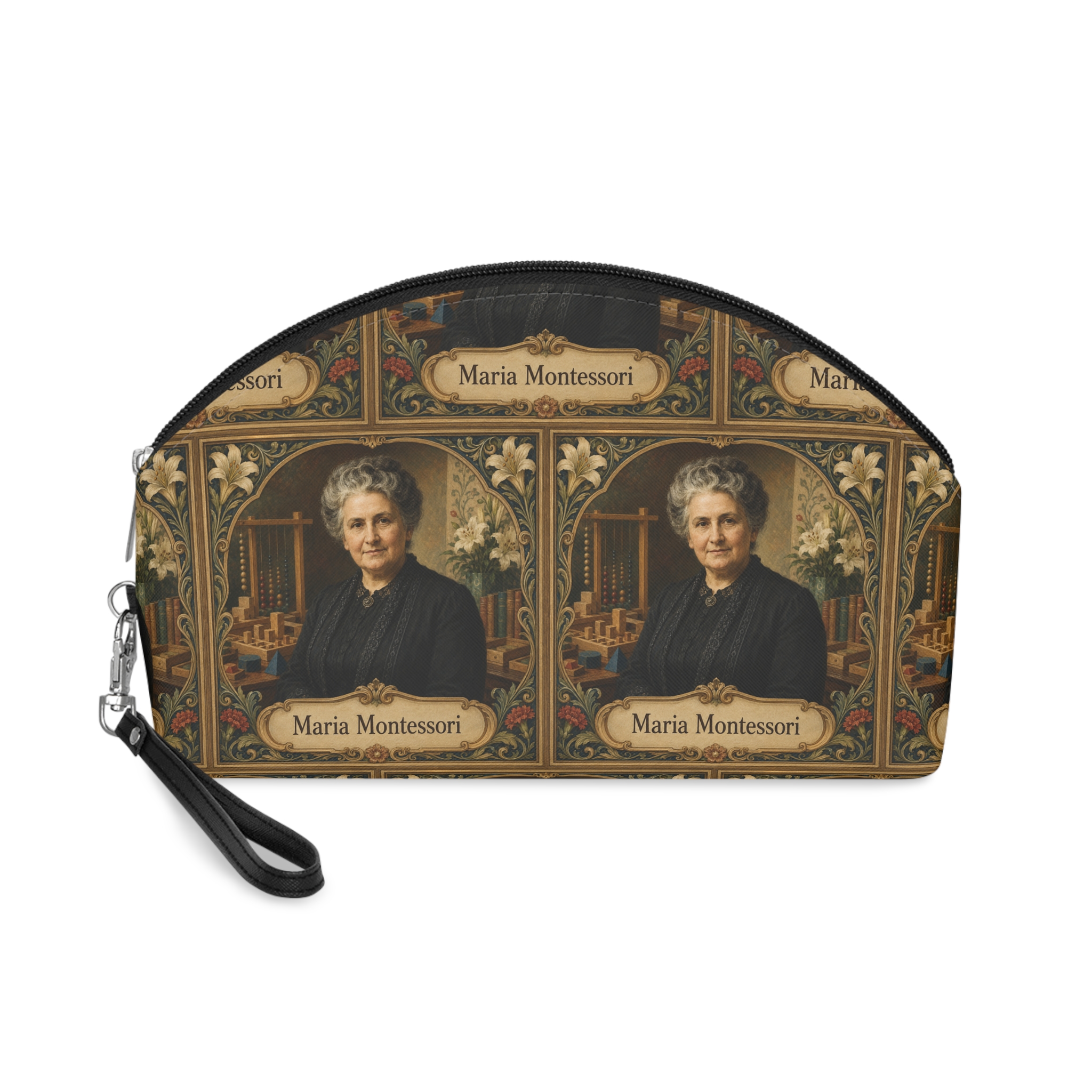 Maria Montessori Makeup Bag