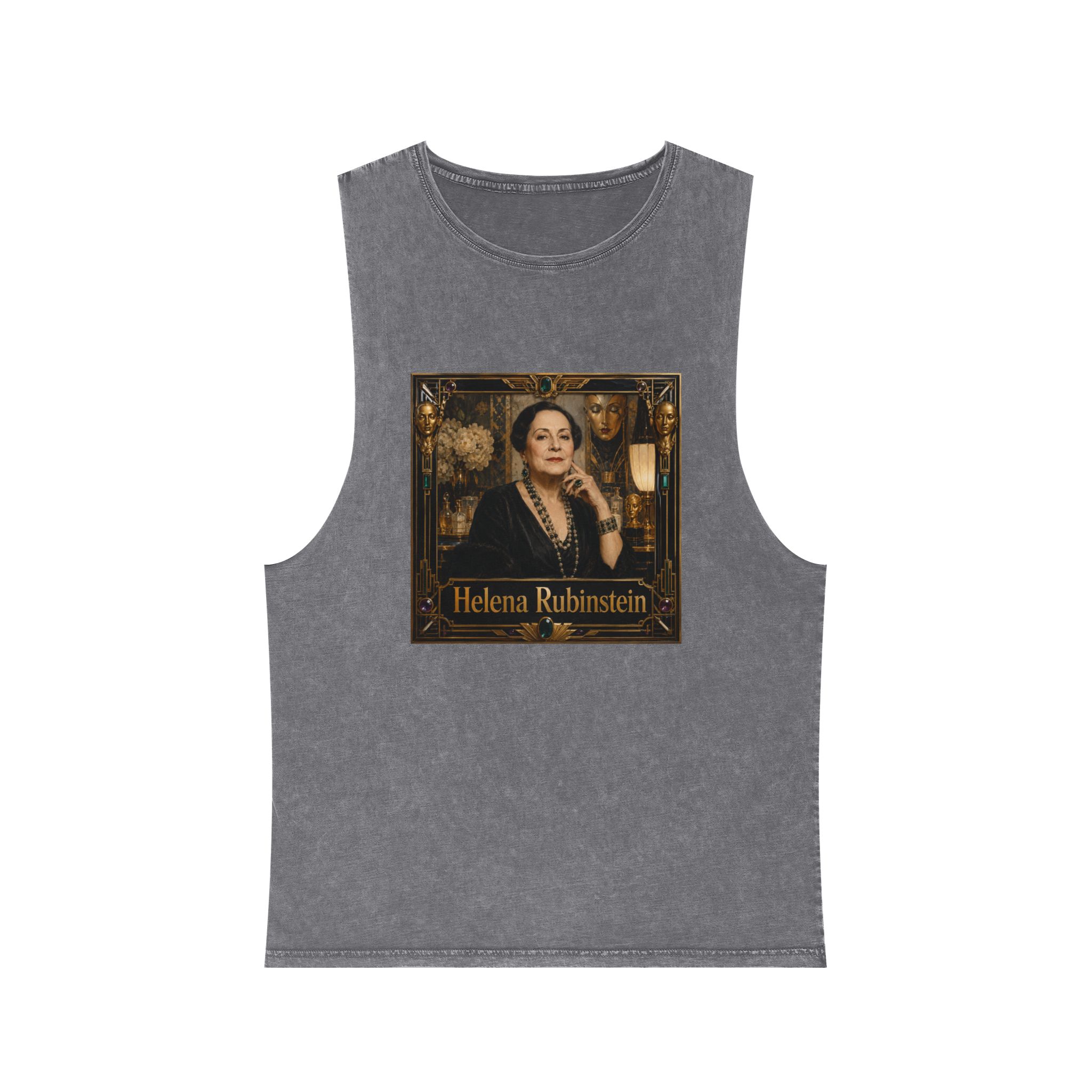 Helena Rubinstein Unisex Stonewash Tank Top - Image 9