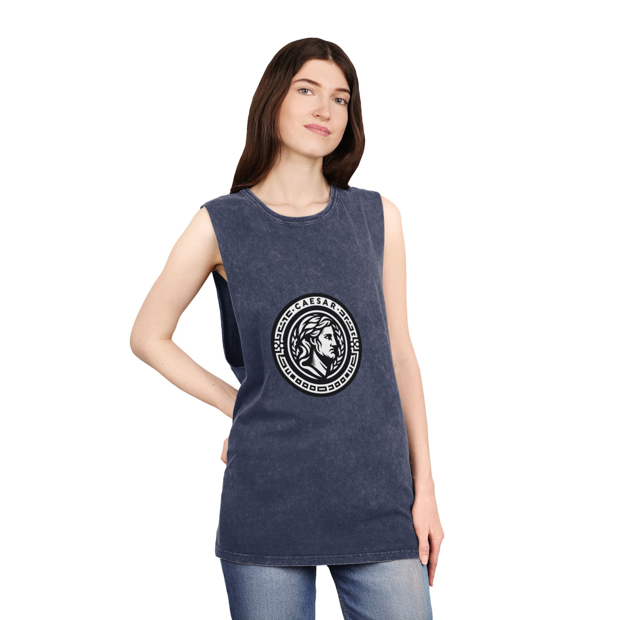 Historical Design AC6B5D Unisex Stonewash Tank Top - Image 16