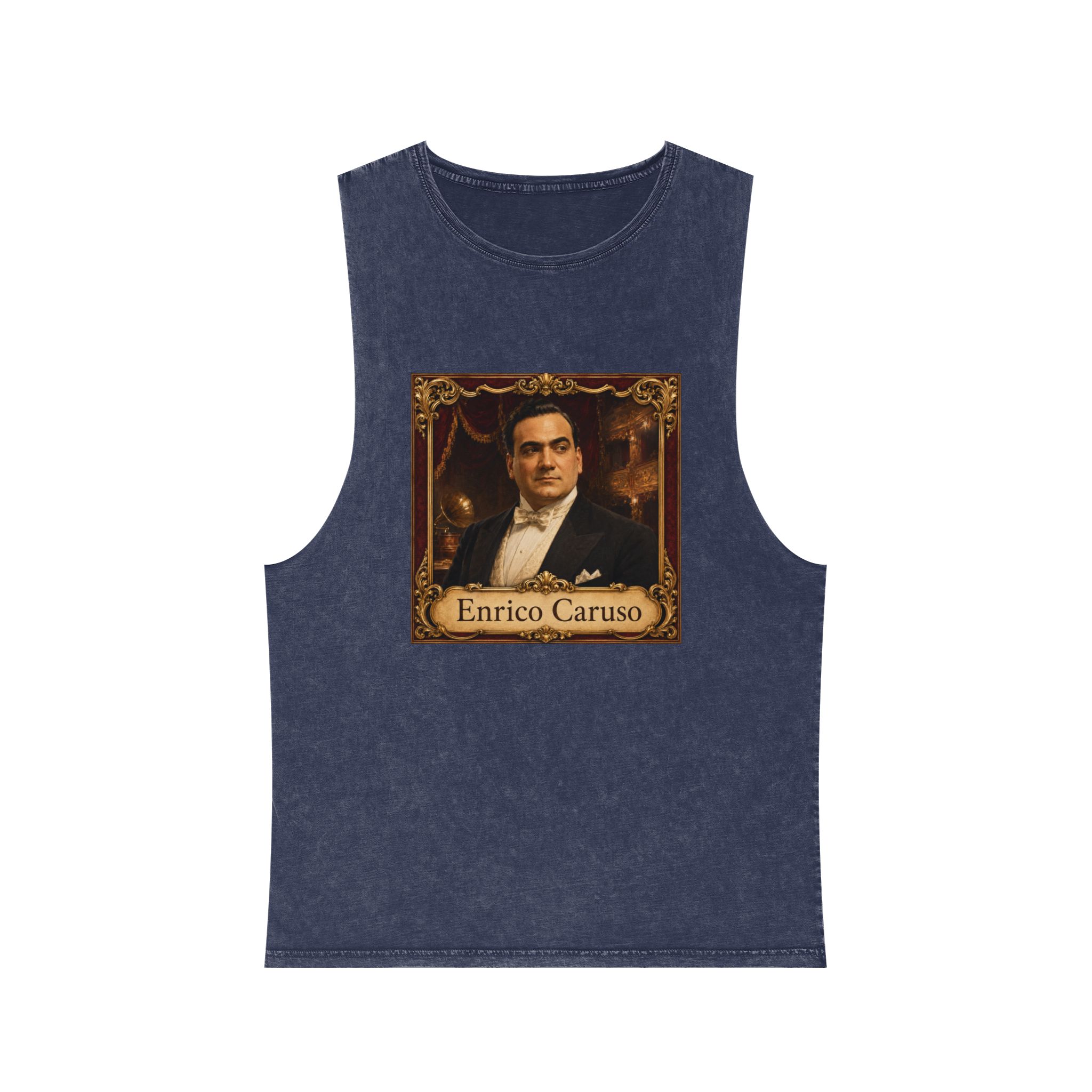 Enrico Caruso Unisex Stonewash Tank Top - Image 13