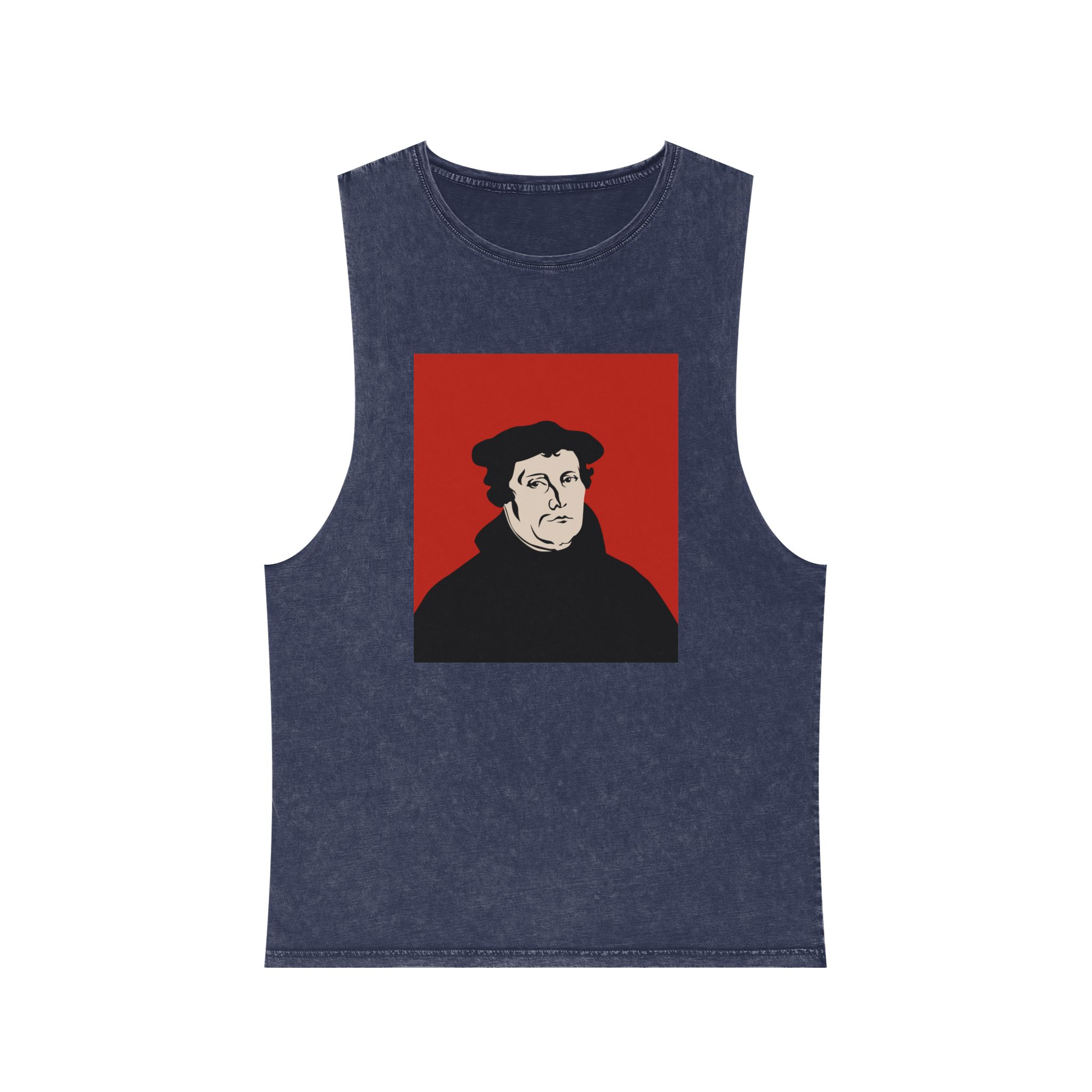 Martin Luther Unisex Stonewash Tank Top - Image 13