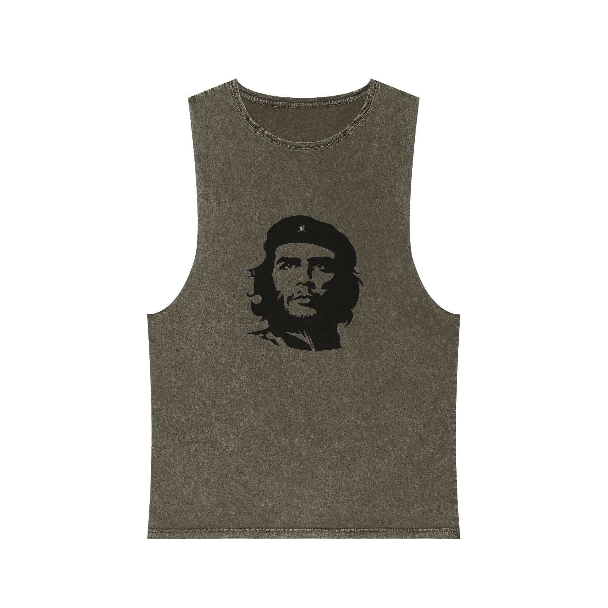 Che Guevara Unisex Stonewash Tank Top - Image 5
